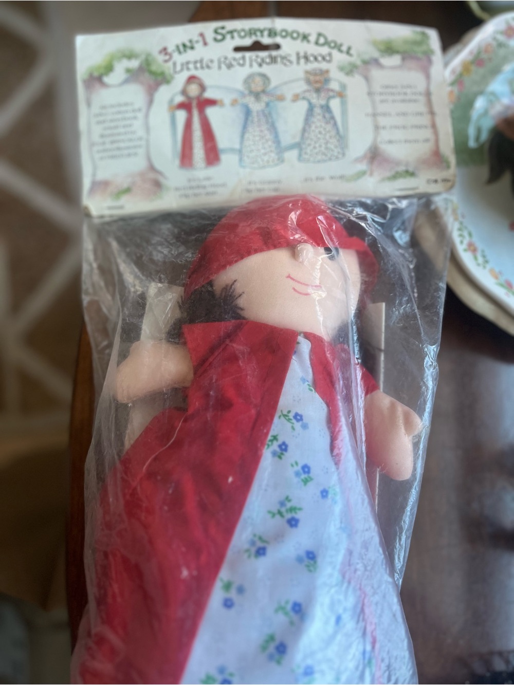 Little Red Riding Hood Storybook Doll - Red